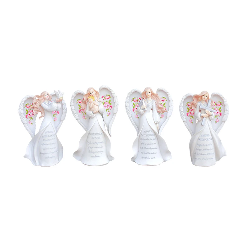 

Strongwell Nordic Angel Resin Craft Ornaments Beauty Girl Decoration Accessories Figurines Home Car Decor Birthday Gift Kids Toy