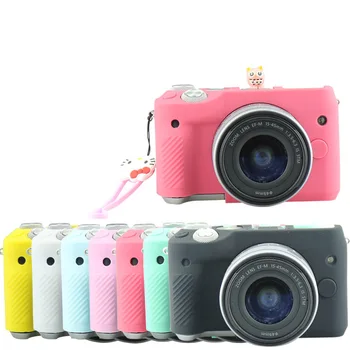 

Sleeplion Nice Soft Camera Video Bag For Canon EOS M6 Silicone Case Rubber Protective Mirrorless System Camera Body Cover Skin