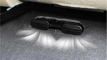 

Lapetus Auto Styling Seat Under Air Condition AC Outlet Vent Cover Trim 2 Pcs For Nissan Teana / Altima 2013 2014 2015 2016 2017