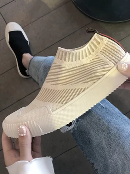 

Female wild 2019 spring new women A pedal women's shoes flat old shoes tide