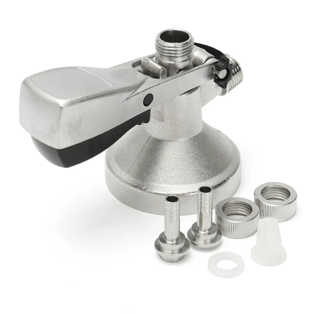 Home Brew G Type Keg Coupler 304 Stainless Steel Draft Beer Dispenser