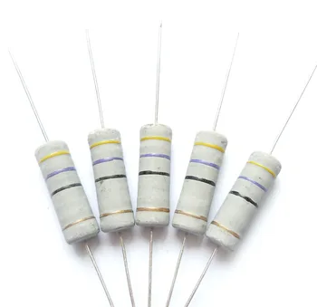 

5w 47 ohm 47R ohm 100% Original New Fixed Resistor Metal Oxide Film Resistors Resistance +/- 5% (100pcs)