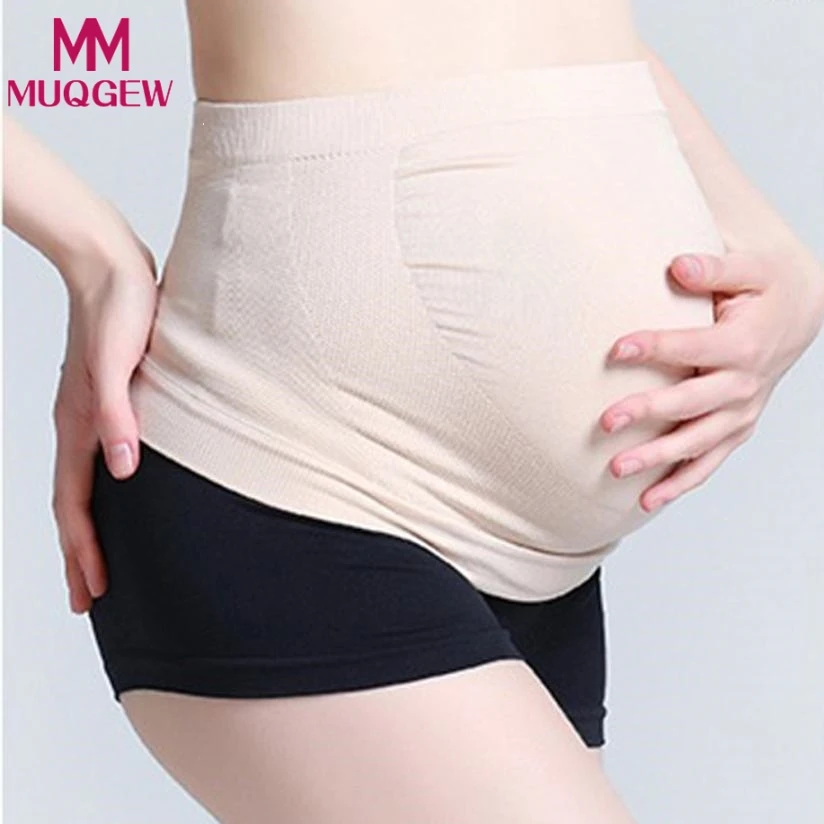 

1PCS Pregnancy Maternity Belly Band Belt Tummy Brace Abdomen Support Belt Back&Bump Nursing Cover M L 2 Colors