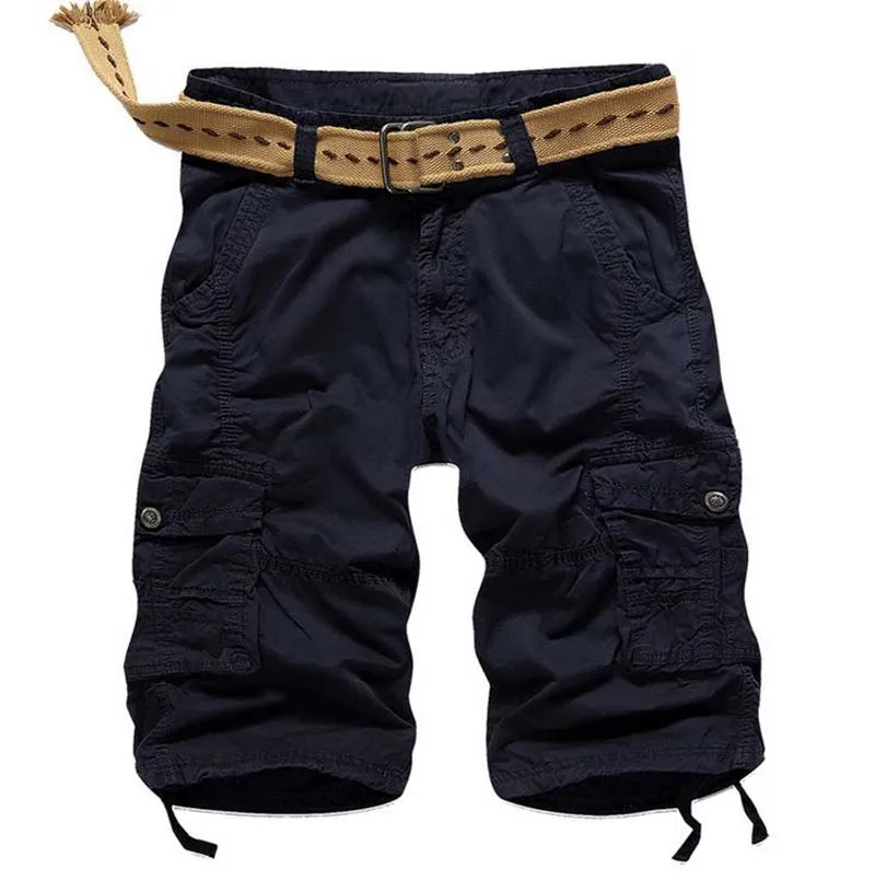 HOT 2019 Summer hot style men's casual men Men's trousers tooling multi-pocket Cargo bermudas masculina military short homme HOT 2019 Summer hot style men's casual men Men's trousers tooling multi-pocket Cargo bermudas masculina military short homme