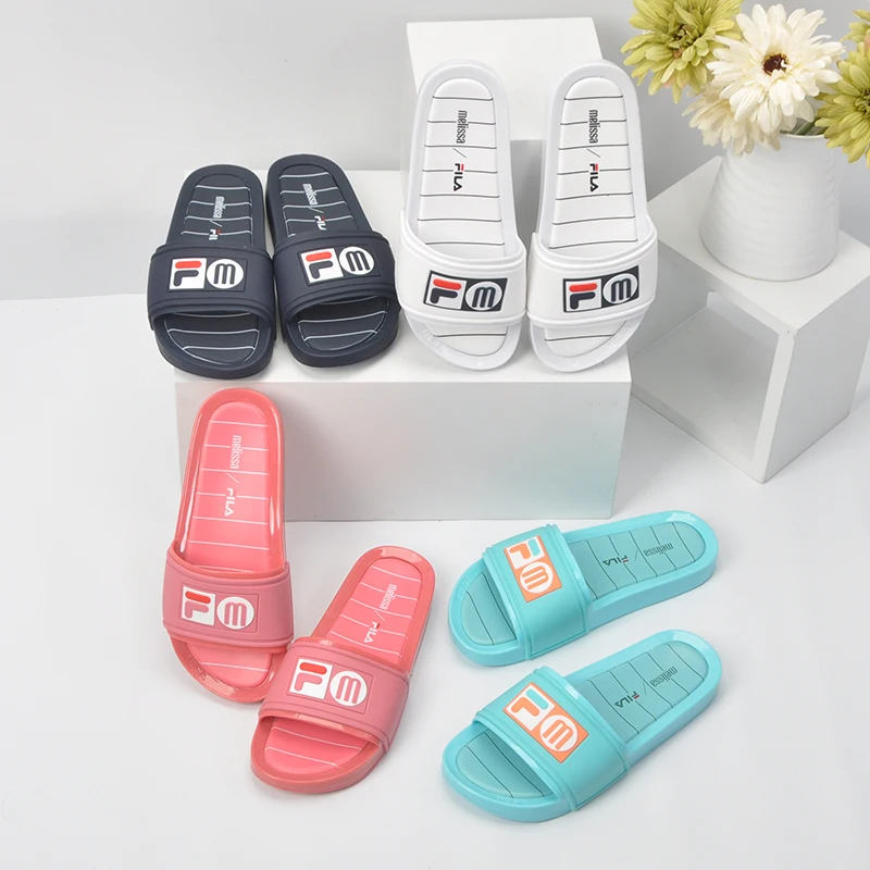 

Melissa Original Lip Flops 2019 Summer Shoes Women Slippers Non-slip Fashion Melissa Brand Flat Summer Shoes Women Slippers