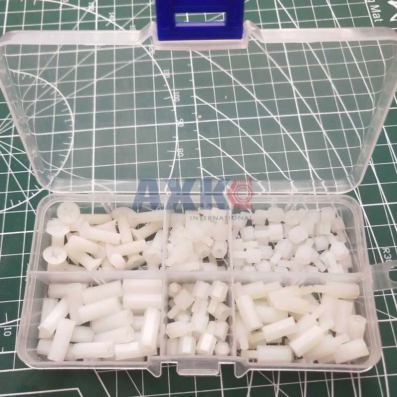 AXK 120 шт M3 нейлоновой нити Hex стойки pcb Проставочные винты гайка | Обустройство дома