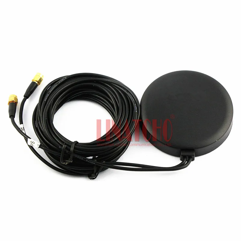 car gps gsm combo antenna with 3 meters Cable 1575 42MHz 824 894MHz 1710 1990MHz sma 3