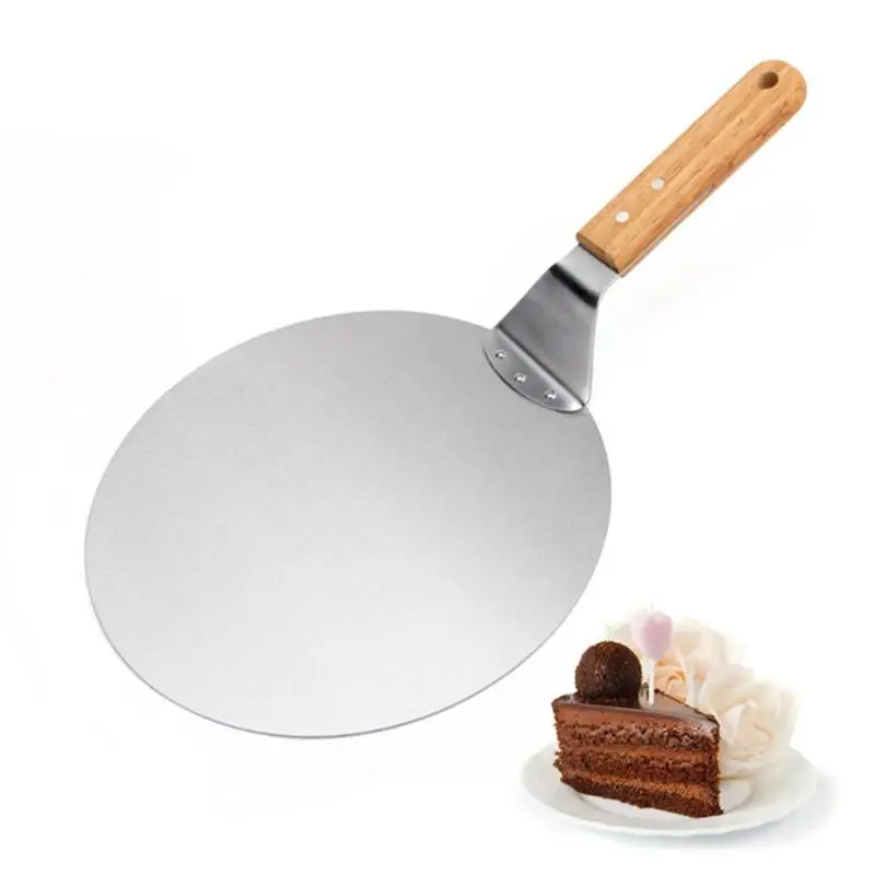 1 PCS Baking Pastry Tools Of Stainless Steel Anti-scalding Pizza Spatula Oak Handle Cake Shovel For Kitchen Set Home Kitchen 1 PCS Baking Pastry Tools Of Stainless Steel Anti-scalding Pizza Spatula Oak Handle Cake Shovel For Kitchen Set Home Kitchen