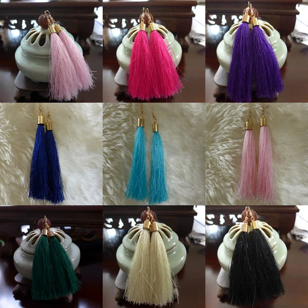 All Match Classical National Style Tassel Earring/Bridal Earring 507 