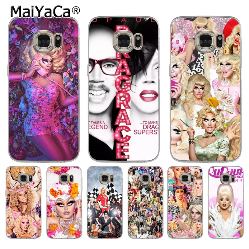 

MaiYaCa RuPaul's Drag Race Coque Shell Phone Case for Samsung S5 S6 S7 Edge S8 Plus S6 Edge Plus S3 S4