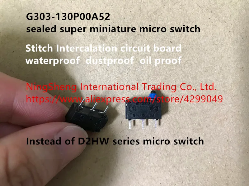 Оригинальный новый 100% G303 130P00A52 герметичный водонепроницаемый импортный микро
