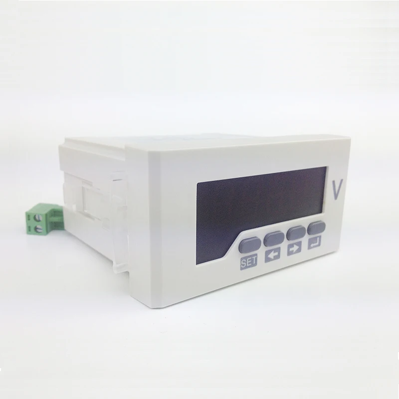 

Factory supply 96*48mm White Single Phase AC Voltage Meter, LED show 0-450v Voltage intrustment AC V Meter