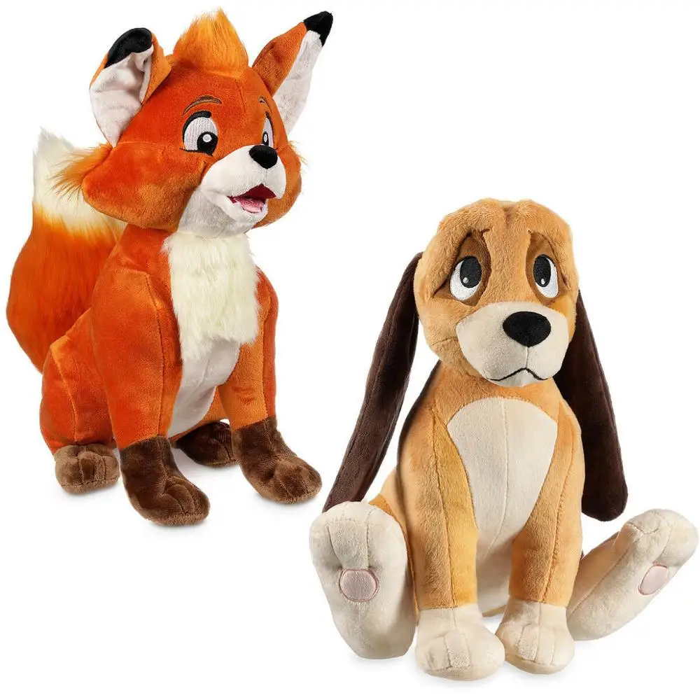 Disney The Fox &amp the Hound Tod Todd и медная плюшевая игрушка кукла 14&quot|Персонажи мультфильмов