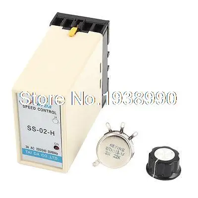 

SS-02-H 5-250W AC Motor Speed Control Unit 220V/240V 50/60Hz 3A 90-1400r/min