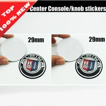4 шт. автомобиля стикер наклейка 29 мм 1,14 дюймов авто мультимедийная центральная консоль ручка наклейки для bmw E64 E65 E86 E89 E85 E91 E92 E93 F02