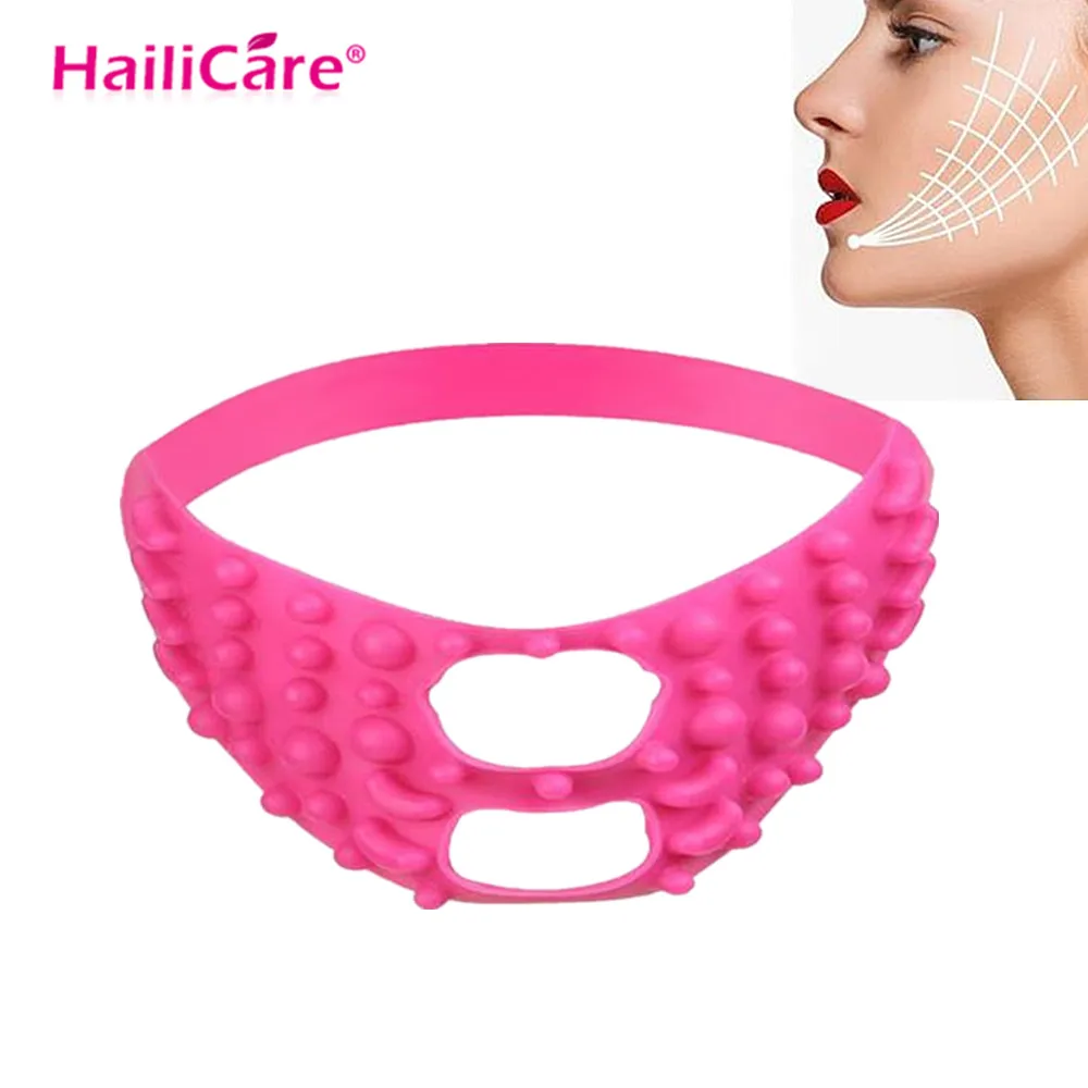

Silicone Face Lifting Mask Facial Slimming Bandage Face Exerciser Anti Wrinkle Chin Strap V-face Shape Belt Women Skin Care Tool