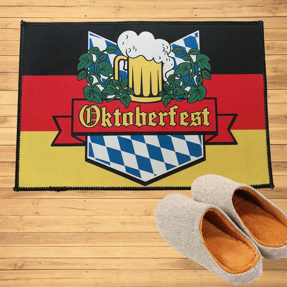 cheap OKTOBERFEST German Bavaria Beer Folk Festival Doormat Entrance Welcome Hallway Doorway Bathroom Kitchen Rugs Floor Mats Carpet