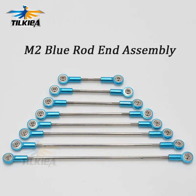 

Aluminum M2 Blue Link Rod End Ball Joint Metal Tie Rod End Assembly High Precision