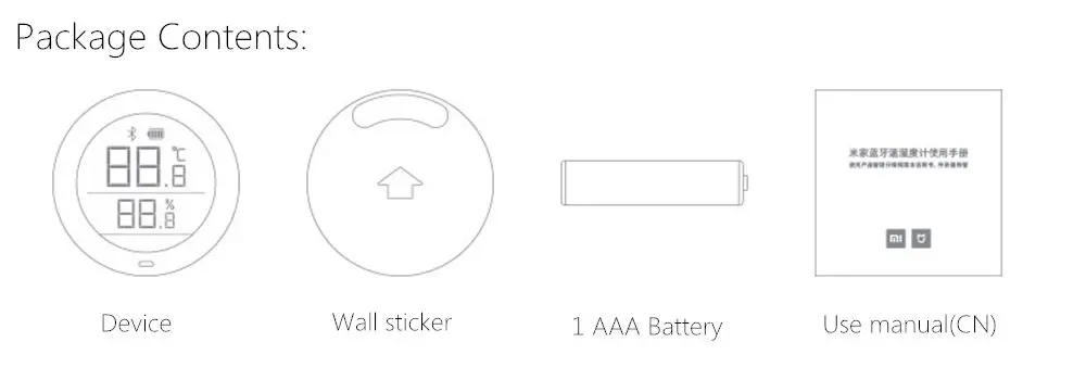 Youpin mi jia Bluetooth температура Смарт Hu mi dity сенсор цифровой термометр измеритель влажности mi Home приложение с батареей