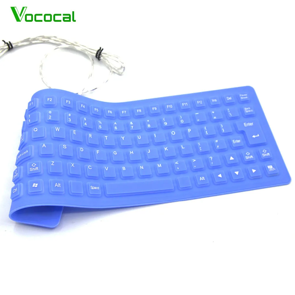 Vococal 85 Keys USB Wired Silicone Rubber Waterproof Portable Flexible
