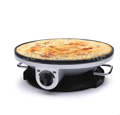 Блинница Электрическая пиццы блин машина антипригарным сковородку выпечки кекса машина Кухня Кулинария Инструменты