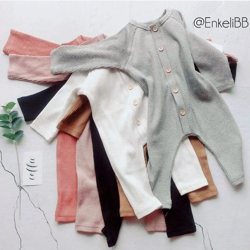 

EnkeliBB Baby Boys Jumpsuit Long Sleeve Boys Romper Autumn and Winter New Arrivals Toddler Boys Girls Onesie Romper Kids Outfit
