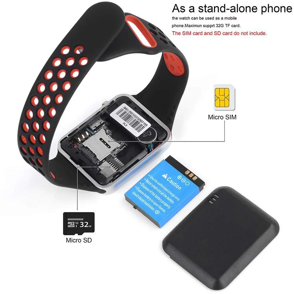 Smart watch men KIDS touch screen support SIM card bluetooth camera compatible with both Android IOS made by PLYSIN M3