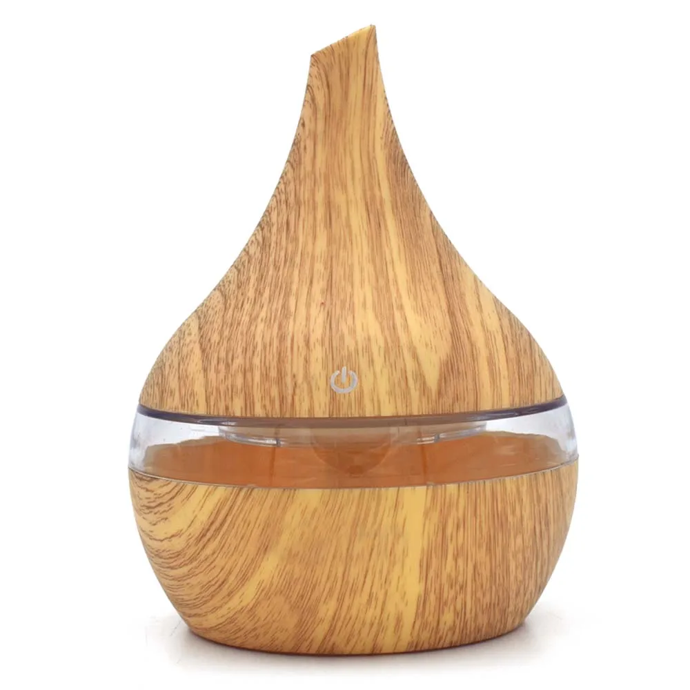 

Electric Aroma diffuser wood 300ml Ultrasonic humidifier USB Essential oil Aromatherapy air diffuser 7Color LED Light Mist Make