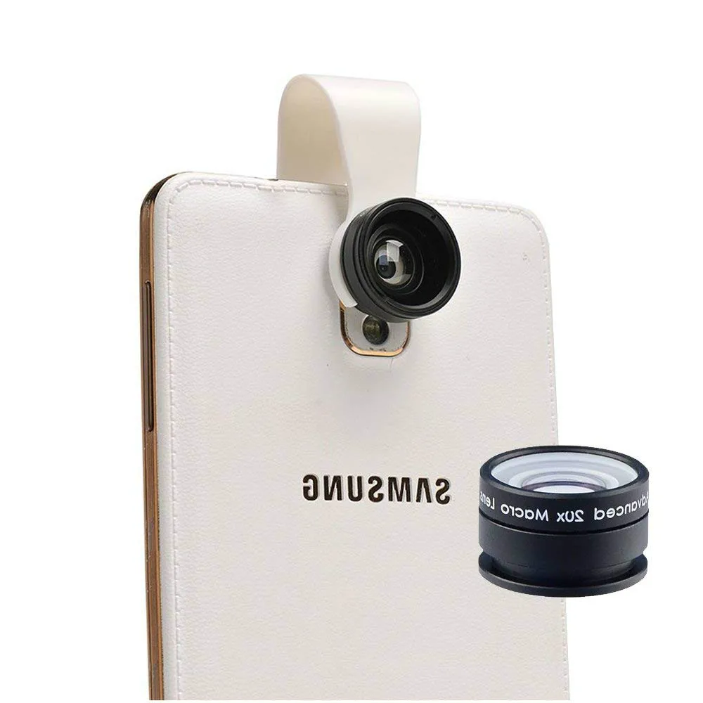 

mobile phone Macro Lens 20X Super Cellphone Macro Lenses for Huawei xiaomi iphone 5 6 7 8 plus Samsung LG only use 1cm distance.