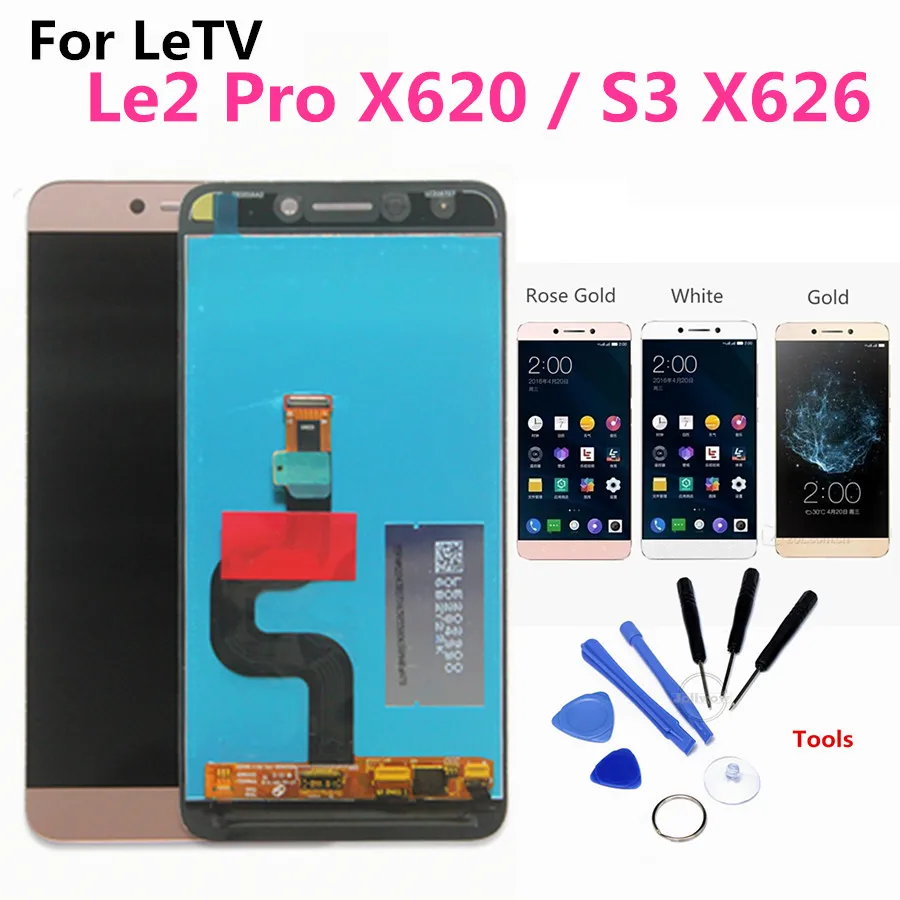 Le2 X527 X520 X522 ЖК для LeTV LeEco Le 2 дисплей ЖК сенсорный экран для LeEco S3 X626 ЖК-дисплей Le 2 Pro X620 X526