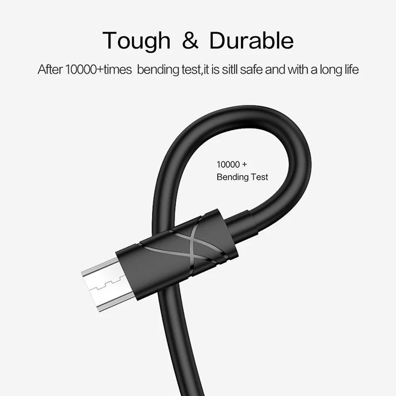 USAMS المصغّر USB كابل 1 m 2A سريع شحن الهاتف المحمول كابل تاريخ مزامنة سلك Microusb USB كابل الشاحن لسامسونج Xiaomi HTC LG USAMS المصغّر USB كابل 1 m 2A سريع شحن الهاتف المحمول كابل تاريخ مزامنة سلك Microusb USB كابل الشاحن لسامسونج Xiaomi HTC LG