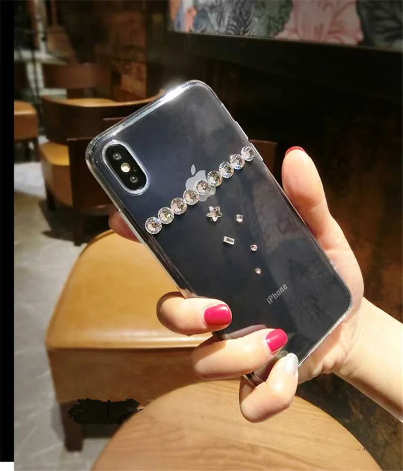 Модный прозрачный чехол XSMYiss со стразами для телефона Samsung Galaxy J3 J5 2016 J4 J6 J7 J8 2018 2017