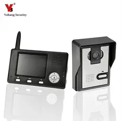 Yobangsecurity 2.4 г 3.5 "ЖК-дисплей Беспроводной видео-телефон двери Дверные звонки Видео домофонов Системы глазок Камера 1 Камера 1 Мониторы