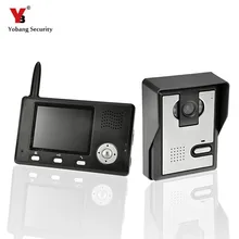 YobangSecurity 2.4G 3.5″LCD Wireless Video Door Phone Doorbell Video Door Entry System Peephole Viewer Camera 1 camera 1 Monitor