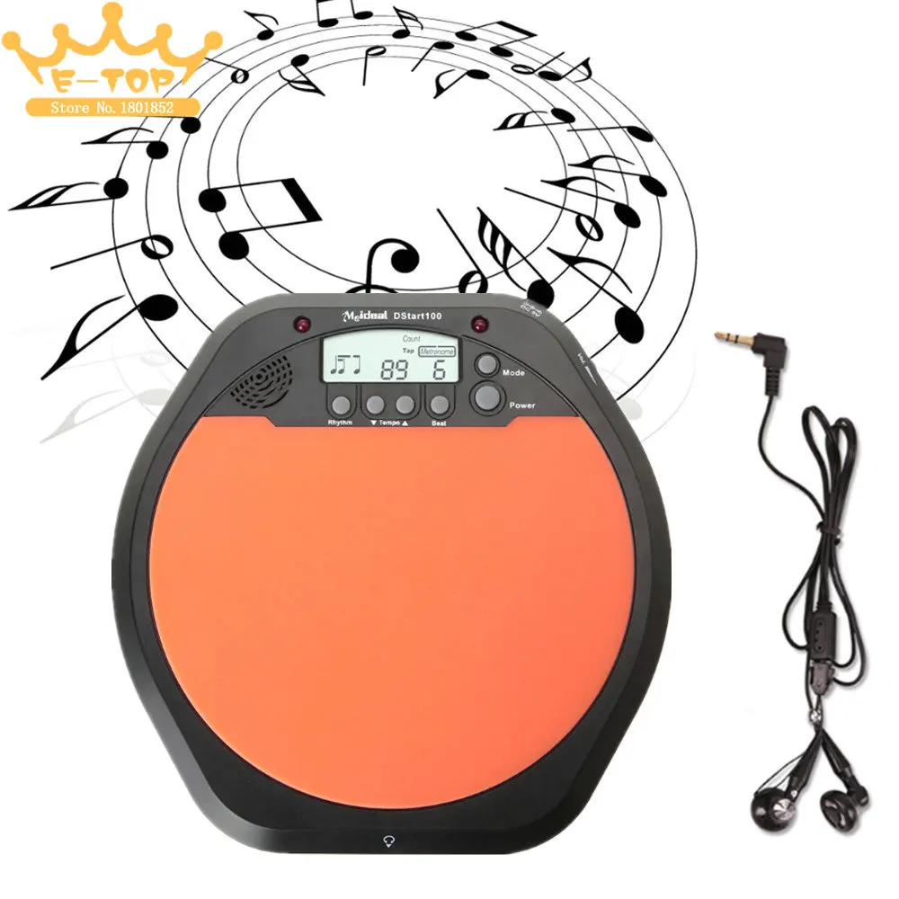 

Digital Electric Electronic Drum Pad for Training Practice Metronome