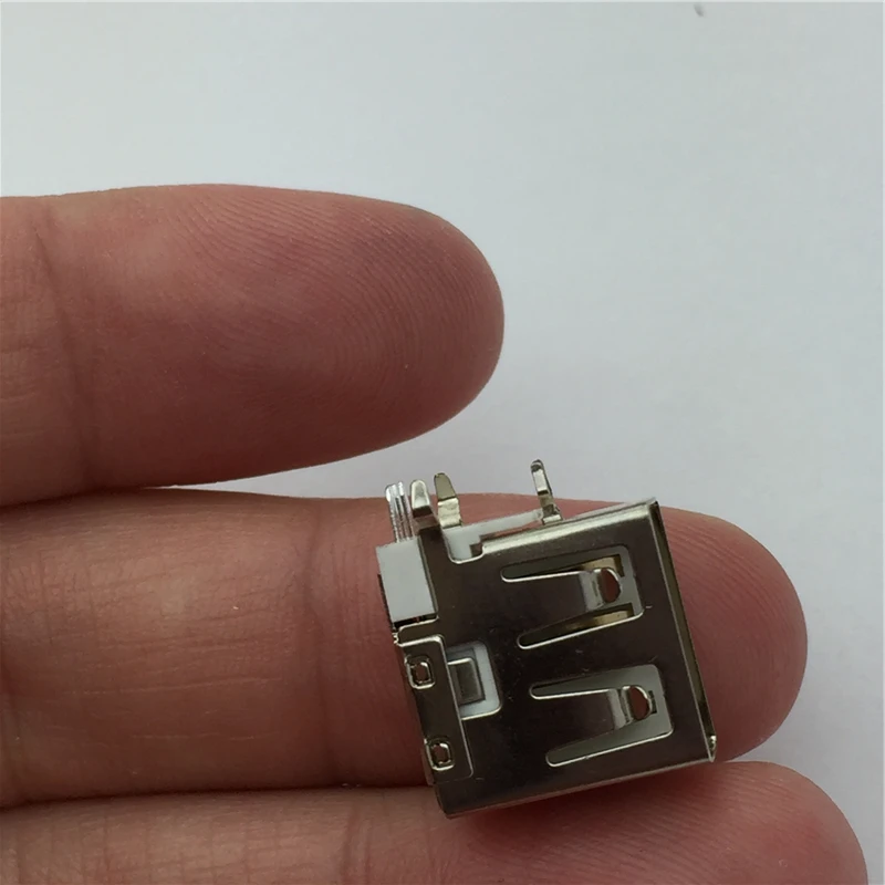 10 шт./лот USB 2 0 4Pin A Тип гнездовой разъем G59 боковой контактный короткий корпус для