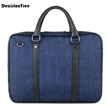 Дизайн, модный мужской деловой портфель, Ретро стиль, Оксфорд, одноцветные сумки для ноутбука, большая вместительность, мужские дорожные сумки L408