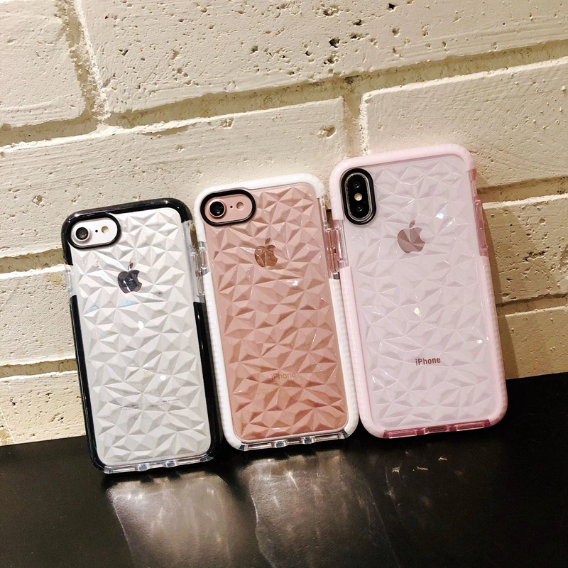 

Luxury Jelly Phone Case For iPhone X XR XS Max Soft TPU Transparent Case Shockproof Clear Cover For iPhone 7 8 6 6s Plus XS Case