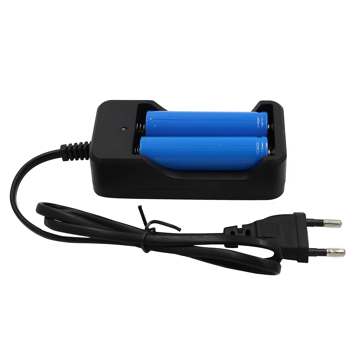 Smart Dual Charger Double Flashlight Dual Charger Charge 100v-240v 2x18650 Rechargeable Li-ion Lithium polymer Battery EU Plug