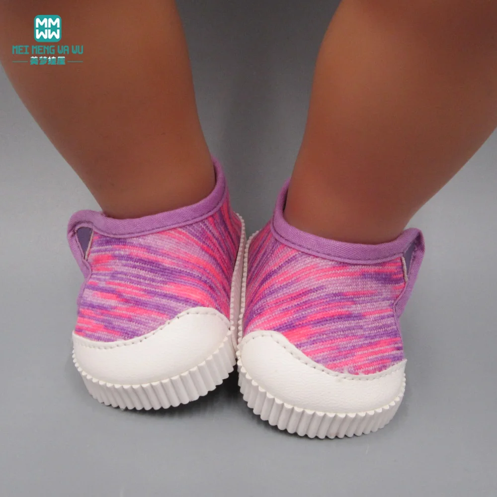 7cm doll shoes for 43 cm baby born doll and girl doll fashion colorful
