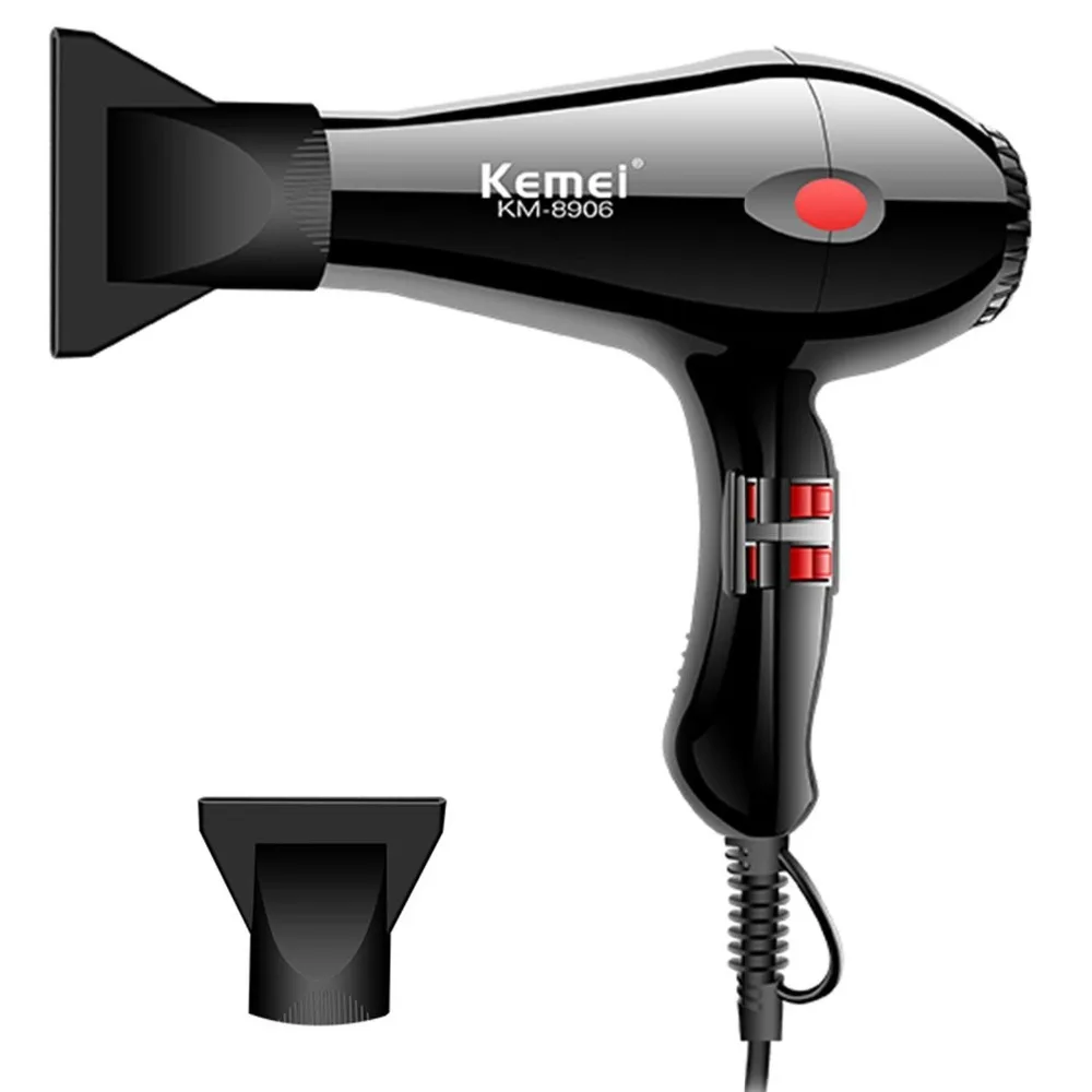 

3000w Professional hair dryer blow hot cold air speed adjust with two Nozzles Salon Hair Styling Tool 220-240v Voltage EU plug