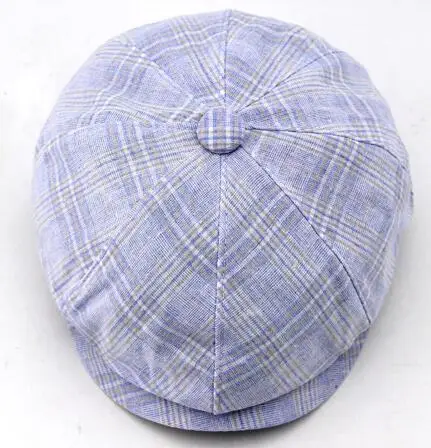 BFDADI Мужская Новая одноцветная винтажная Женская модная восьмиугольная кепка размер 57-60 мужская хлопковая кепка Newsboy берет шляпа художника - Цвет: 03 Light blue