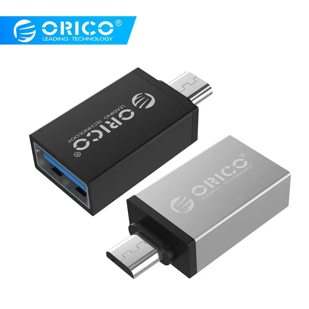 

ORICO Micro B OTG Adapter USB3.0 to Micro b OTG Converter Charging Data Sync for Phone tablet
