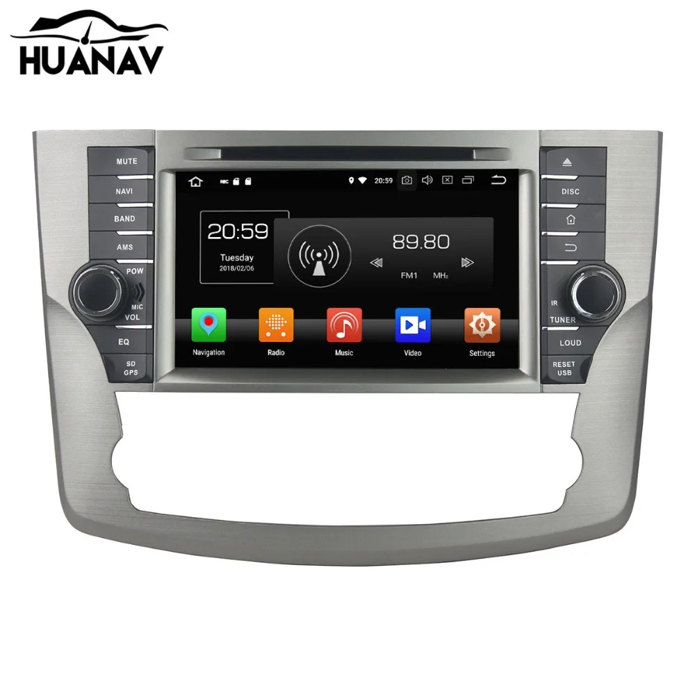 Cheap HUANVA Android 8.0 Car DVD Player GPS navigation For Toyota Avalon 2011 2012 multimedia player tape recorder 8-Core navi Audio 3