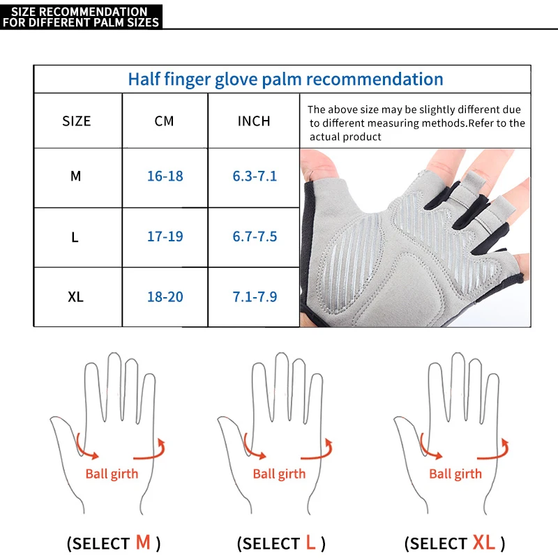 Велосипедные перчатки Half Finger Gant велосипедные Guantes MTB противоударные