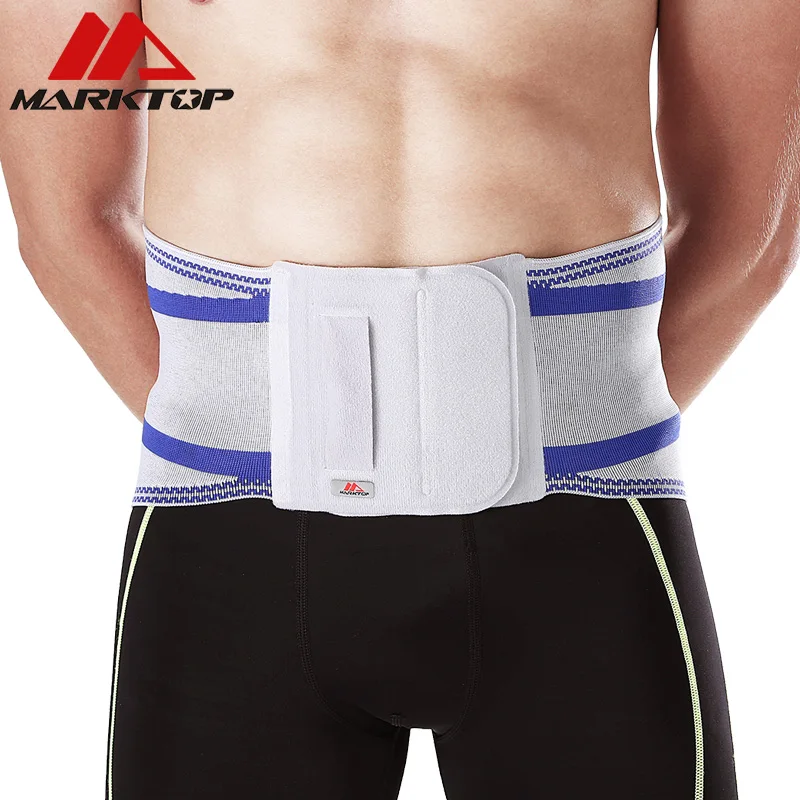  Adjustable Elastic Spring Sport Waist Support Guard Protecting Durable Black Man Woman Waist Brace Gym Accessories M6085