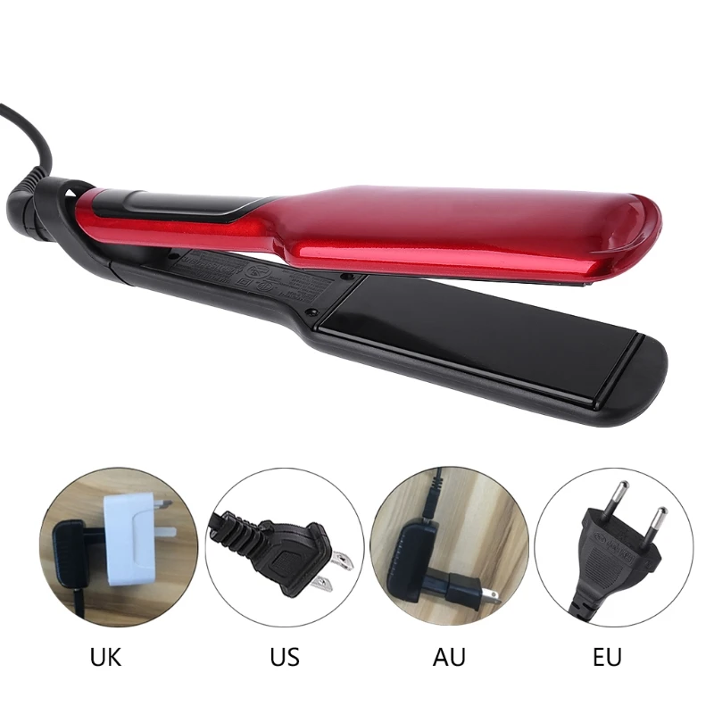 

Professional Flat Iron Ceramic Tourmaline Plate Hair Straightener Styling Tool EU/AU/UK/US Plug 110V-240V Hair Straightener