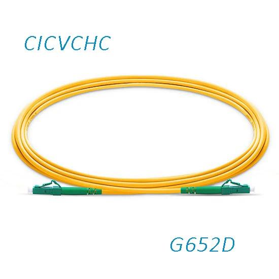 10 шт симплексный LC/APC-LC/APC-G652D-1.5m-3.0mm-PVC-Yellow патчкорд из оптического волокна/перемычка