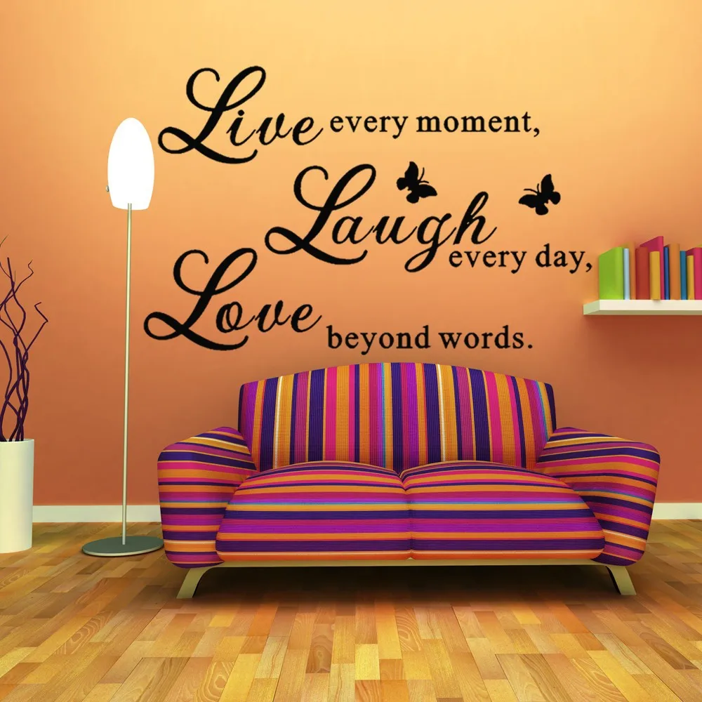 Buy Live Love Laugh Wall Decals Art Mural Quote