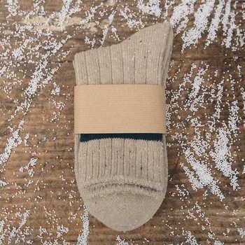 

Women's thick cotton socks special winter thick warm socks quality winter Harajuku retro warm wool dress Couple socks